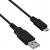 Kabel USB A - mikro USB B - 1,8m - czarny