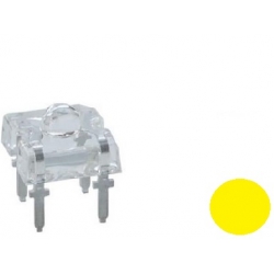 Dioda LED SUPER FLUX 5 mm - żółta 1500 mcd