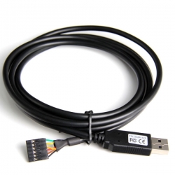 Kabel USB typ A z gniazdem GOLDPIN 1x5pin - długość 30cm