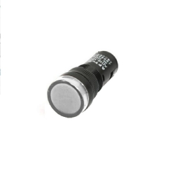 Kontrolka LED 19mm 12Vac/dc - biała