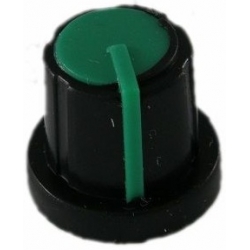 Gałka na potencjometr 17,5mm - zielona