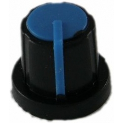 Gałka na potencjometr 17,5mm - niebieska