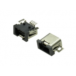 Gniazdo USB 2.0 typu mini A do druku 4pin SMD